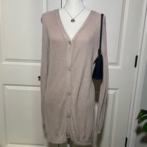 Cyrus Women's Beige Dress/Cardigan